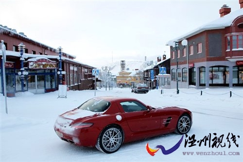 浪漫之旅 冰雪试驾2011款奔驰SLS AMG 汽车之家