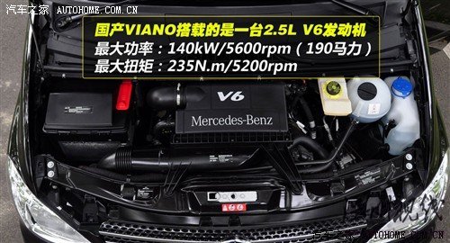 奔驰 福建戴姆勒 唯雅诺 2010款 2.5l 尊贵版