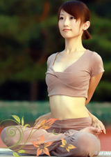 公园里练瑜伽的美女－好身材的美女都是练出来的吗？