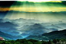 五指山景观－风光摄影五指山的斜射光世界