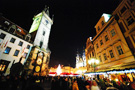 捷克的城市夜景－美丽的城市美丽的风景