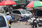 广州市京溪街道犀牛路车祸 肇事车辆比犀牛凶猛横扫闹市夺三命