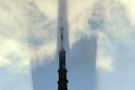 海市蜃楼图片－广州项塔顶印在高空 多地出现海市蜃楼有意思