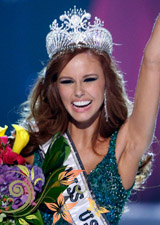 2011美国小姐选美大赛冠军将代表美国参加2011环球小姐选美比赛
