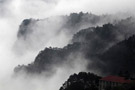 唯美意境风景图片 雨后的庐山风景犹如水墨山水画图片