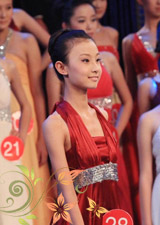 12岁选手郭昕参加中国职业模特大赛获优秀奖 职业模特允许未成年参赛