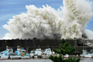 强台风洛克席卷日本 引发的洪水和前次海啸一样威胁福岛核电站
