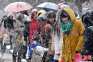 2011河北邢台大雪图片 2011年11月29日邢台下大雪