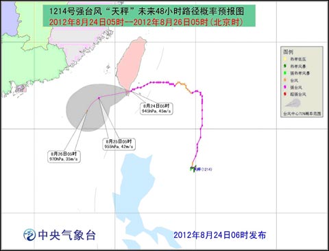 台风天秤路径图