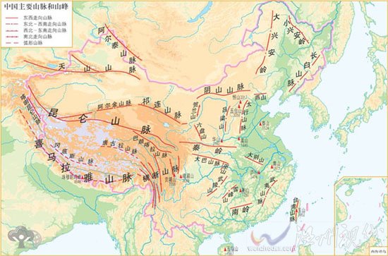 中国地震带分布图