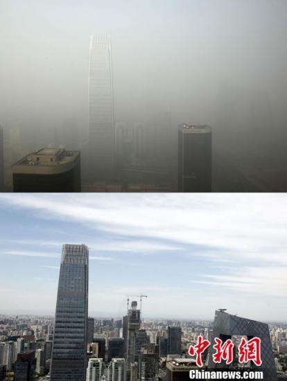 北京持续雾霾天气