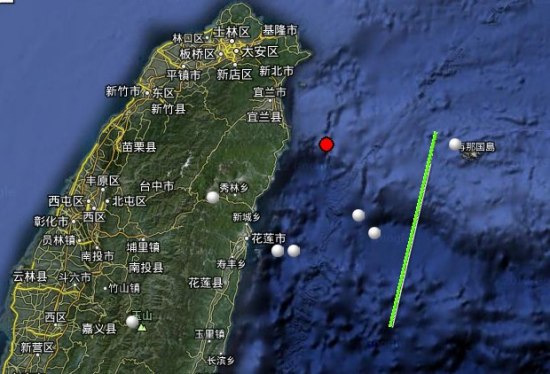 台湾宜兰县4.7级地震