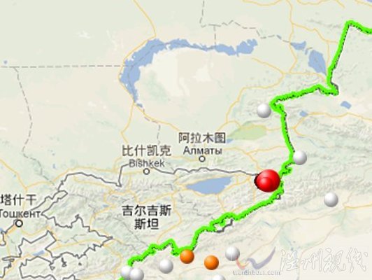 哈萨克斯坦6.1级地震