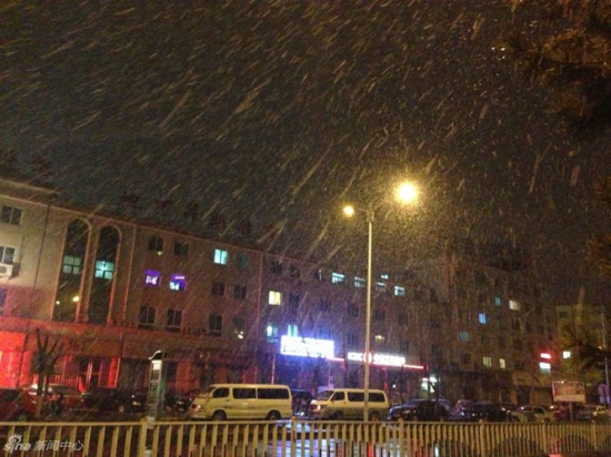 3月18日北京延庆下雪