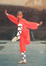 王宝强少年时期在少林寺