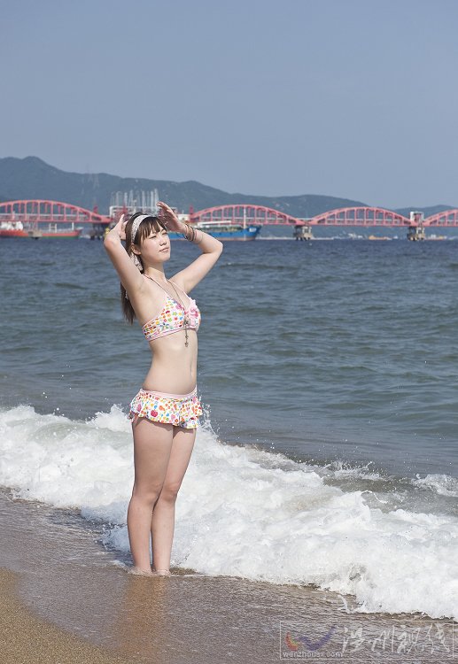 张筱雨2010年在深圳玫瑰海岸的一组照片
