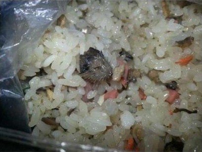 糯米饭吃出老鼠头
