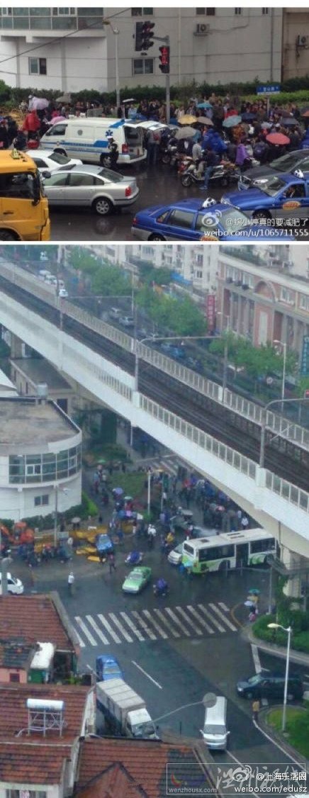 受其影响当时上海宝山路交通出现拥堵