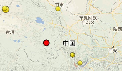 青海和甘肃交界地震
