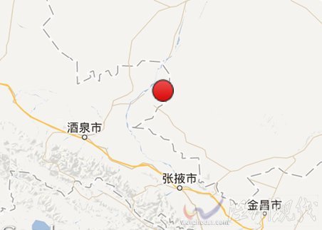 内蒙古阿拉善右旗和甘肃酒泉交界地震