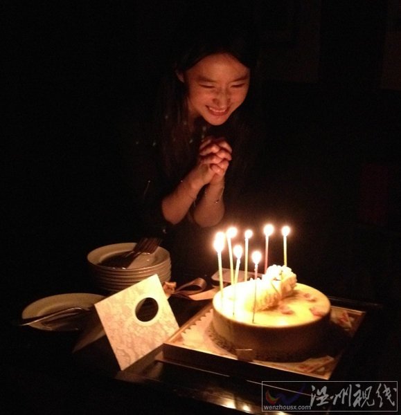 刘亦菲26岁生日照片