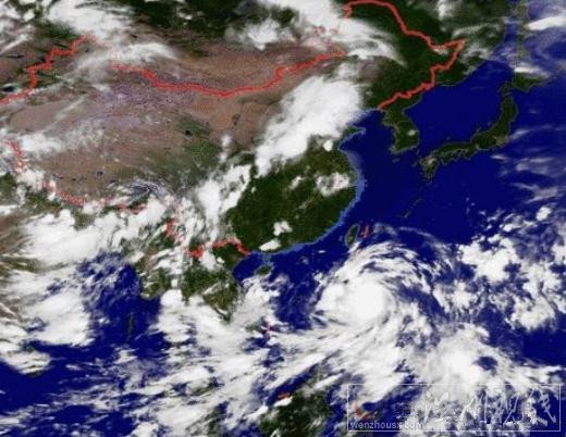 超强尤特台风卫星云图