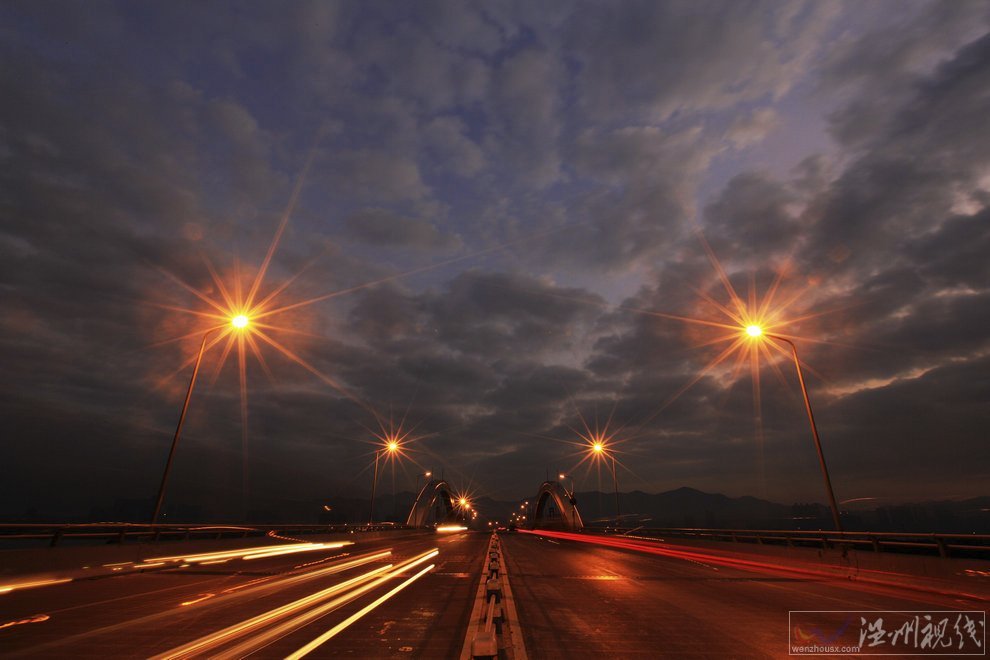 温州三桥夜景