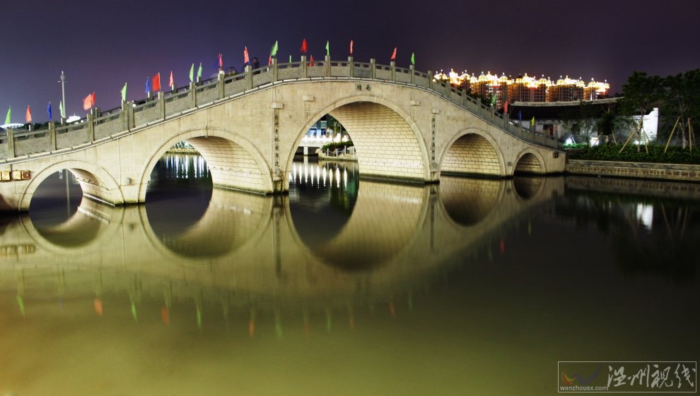 温州夜景 温州美女摄影师梵夏的江心屿夜景照片和南塘夜景图片