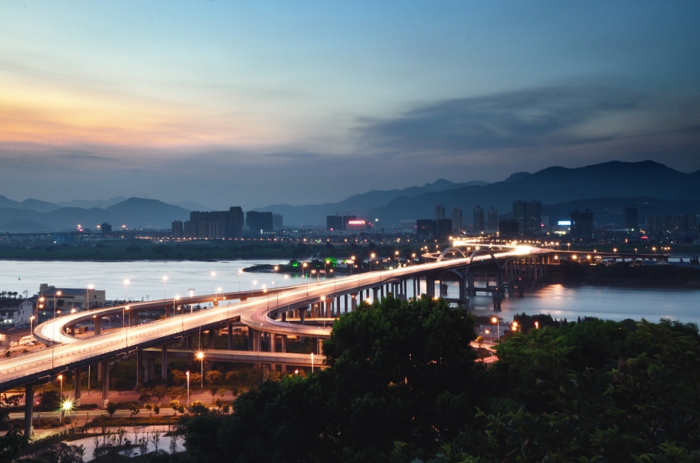 温州东瓯大桥夜景