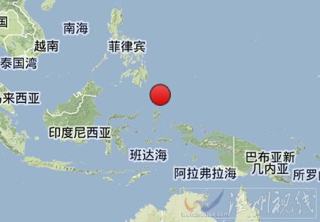 印度尼西亚哈马黑拉岛海域地震