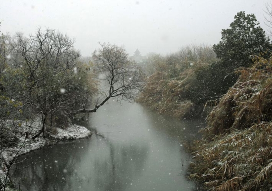 2013年冬天杭州第一场雪