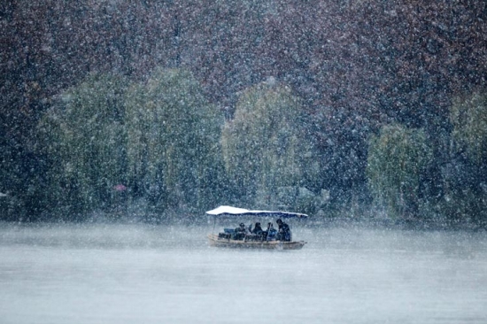 2013年冬天杭州第一场雪