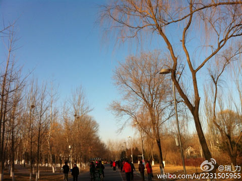 2014年1月6日北京北部山区有零星小雪