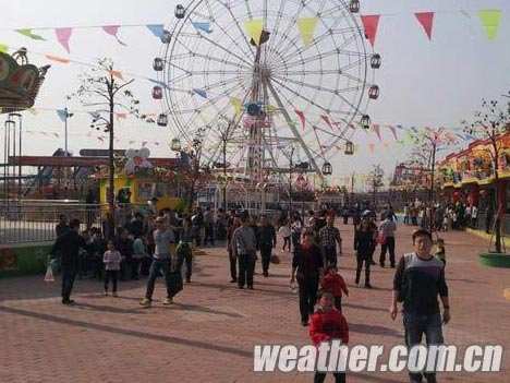 2014年春节期间湖南天气最高温破28℃