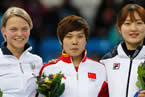 李坚柔在索契冬奥会短道速滑女子500米摘金