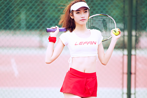 温州美女亚妮网球系