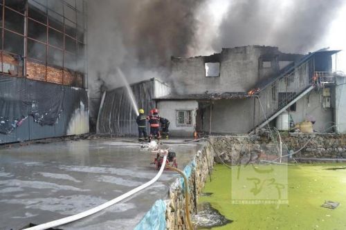 瑞安鞋厂火灾 瑞安市飞云街道上河工业区鞋厂火灾