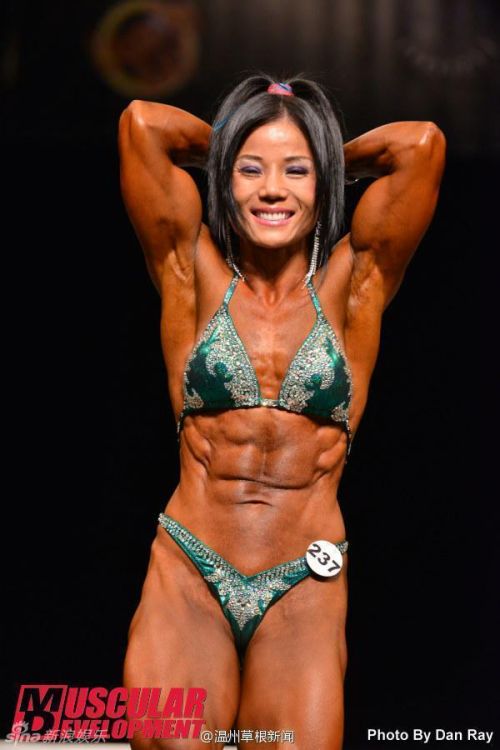 温州女子夺健美冠军
