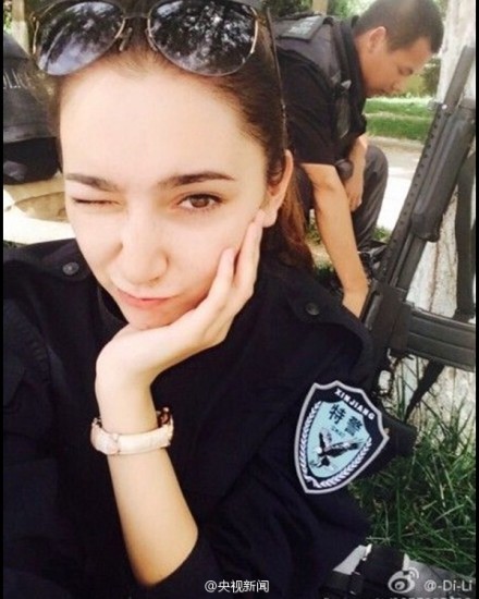 新疆反恐美女特警