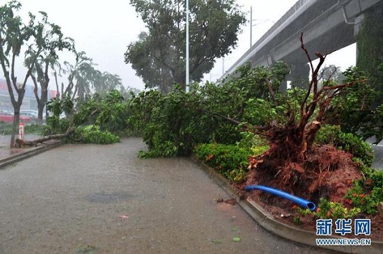 强台风威马逊三次登陆华南地区