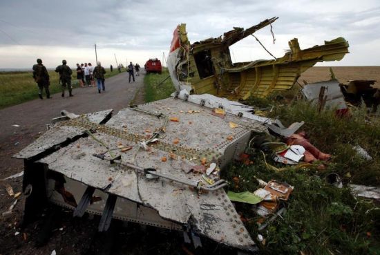 马航mh17客机坠毁