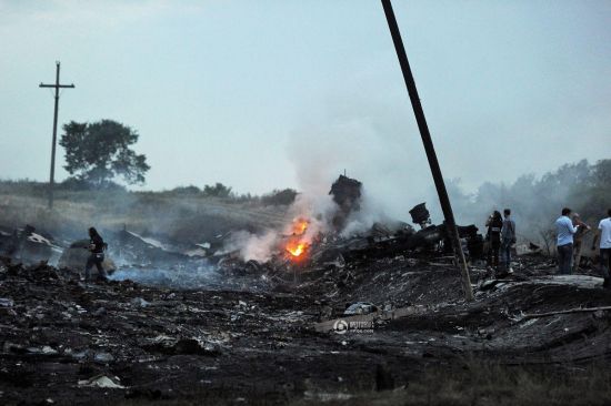 马航mh17客机坠毁