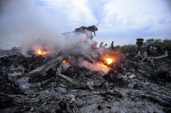 马航mh17客机坠毁