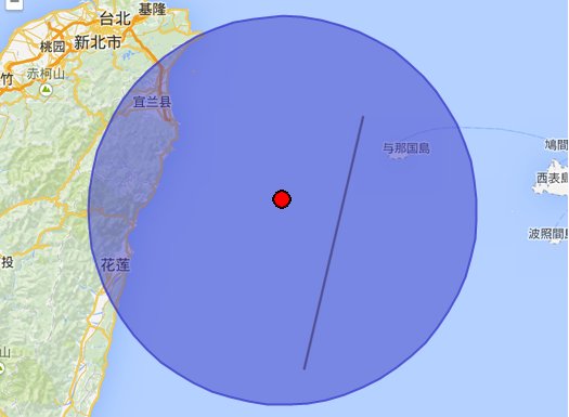 台湾花莲海域地震