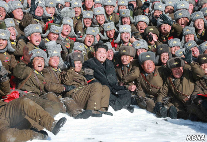 金正恩登上白头山