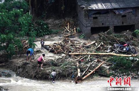 广西融水泥石流灾害3人遇难仍有3人失踪