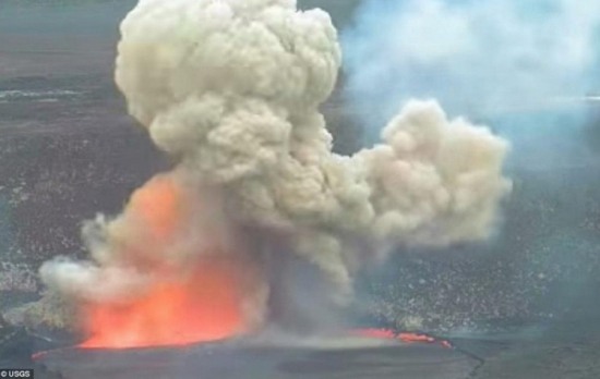 夏威夷基拉韦厄火山爆发