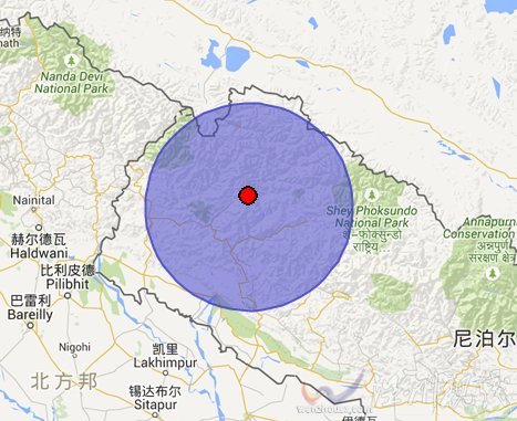 尼泊尔大地震余震