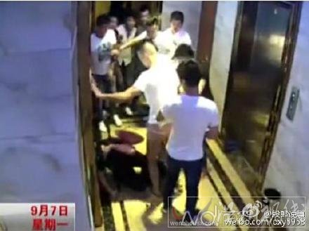 九江瑞昌一KTV服务员遭20余名男子群殴