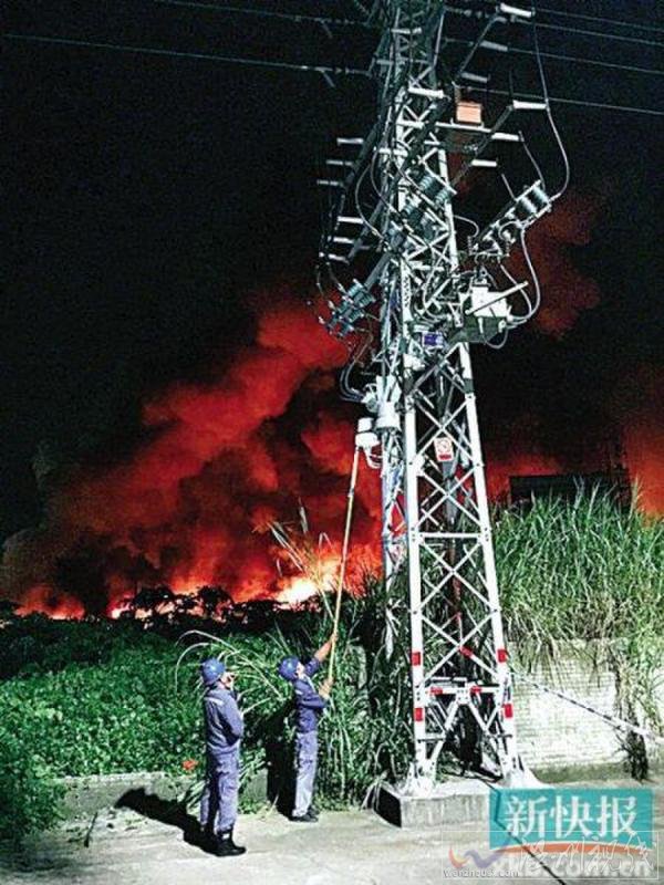 广州塑胶厂火灾图片